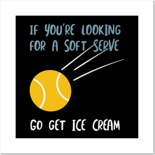 Funny Tennis Pun for Tennis Player Posters and Art